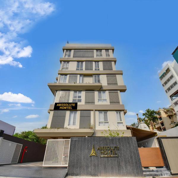 A la foto es mostra l'objecte Abssolute Homtel - Rooms & Suites situat a la ciutat de Pune.
