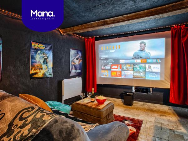 Cinéma Room - Salle Vidéo Projecteur - Netflix - Caen