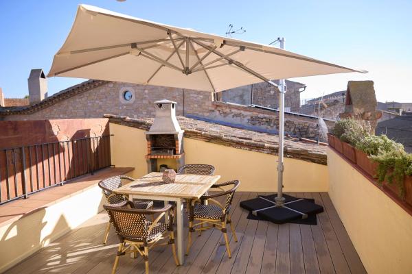 Nella foto è visibile l'oggetto Encantadora Casa Rural para 4 personas en El Vilosell situato nella città di La Pobla de Cérvoles.