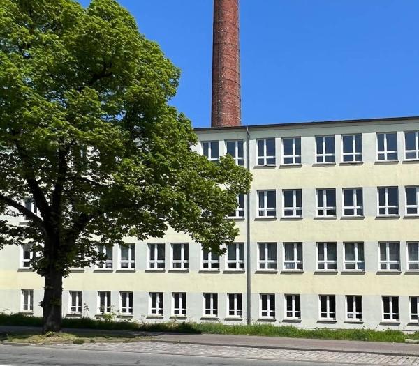 A la foto es mostra l'objecte Ferienwohnung zur alten Schokoladenfabrik situat a la ciutat de Zeitz.
