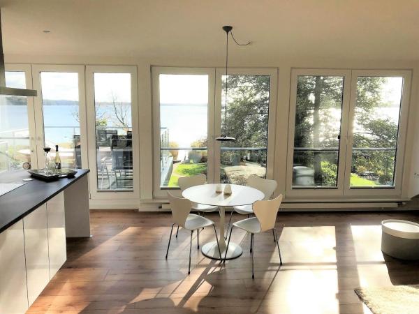 A la foto es mostra l'objecte Ferienwohnung Seepanorama situat a la ciutat de Groß Wittensee.