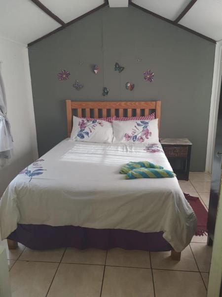 En la foto se muestra el objeto Chalet 1 Camping Style at Cynthias Country Farmstay Outside bathroom ubicado en la ciudad de Pelindaba.