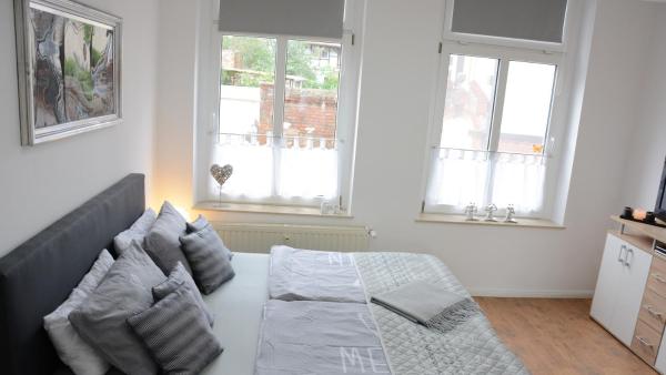 A la foto es mostra l'objecte Charmantes tierfreundliches Gästeappartement situat a la ciutat de Harsleben.