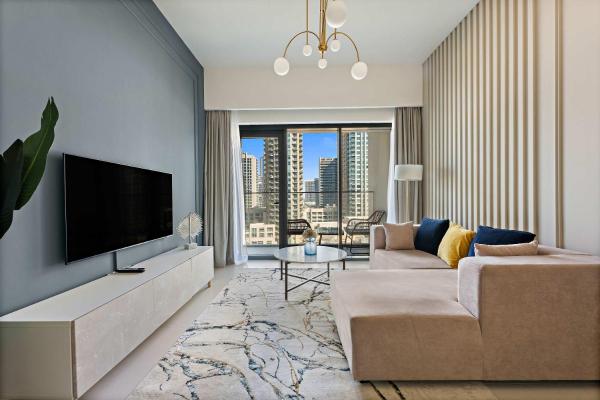 Na fotografii je vidět objekt Silkhaus Burj Royale 1BDR with balcony in Downtown nacházející se ve městě Dubaj.