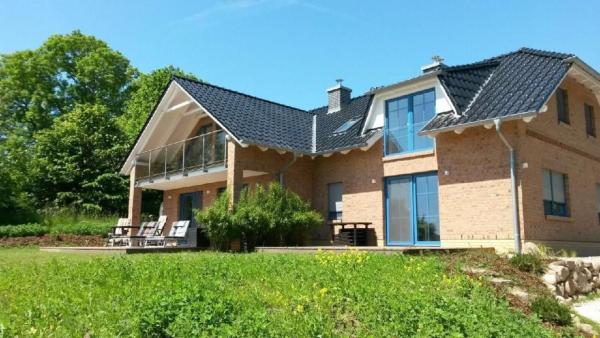 Na fotografii je vidět objekt Ferienwohnung Anker nacházející se ve městě Lancken-Granitz.