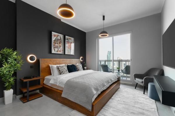 A la foto es mostra l'objecte Luxury in the Sky - 1BR Burj Inner Circle situat a la ciutat de Dubai.