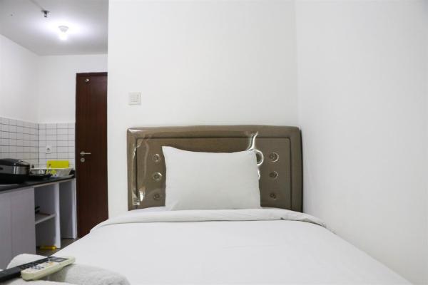 Auf dem Foto ist das Objekt Simply Look and Comfy Studio Sayana Bekasi Apartment By Travelio in der Stadt Penggarutan zu sehen.