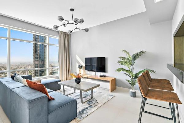 Na fotografii je vidět objekt Silkhaus newly designed 1BDR on high floor in Downtown nacházející se ve městě Dubaj.