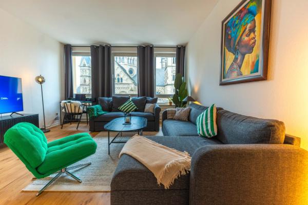 A la foto es mostra l'objecte Church View Modern Apartment in the heart of Koblenz situat a la ciutat de Koblenz.