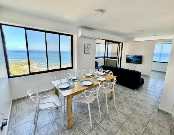 The photo shows the Amazing apt ocean view, 10 min Airport located in the city of Playa Grande.