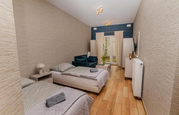 På billedet ses objektet Central Apartments Stargard beliggende i byen Stargard.
