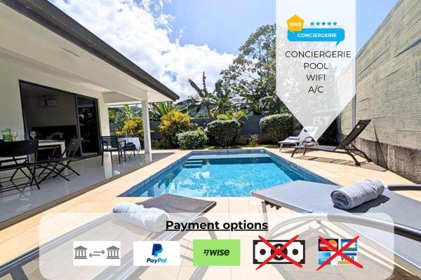 Fare Fafapiti - AC - Wifi- Pool, Otutara