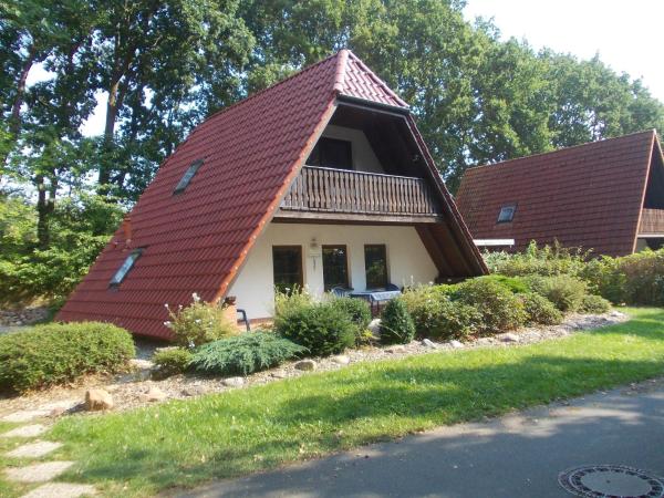 Auf dem Foto ist das Objekt Finnhäuser am Vogelpark - Haus Luise in der Stadt Marlow zu sehen.