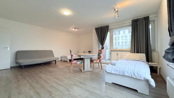 På billedet ses objektet Business Apartment Kiel mit WLAN & Parkplatz beliggende i byen Kiel.