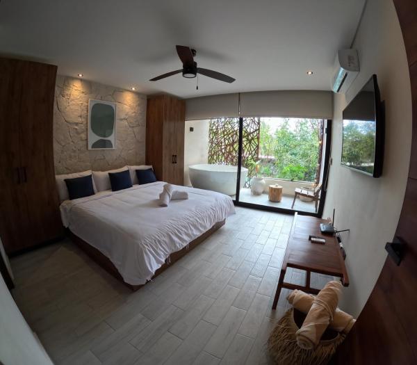 Na zdjęciu widoczny jest obiekt Jade Tulum Zen Residences 22 położony w mieście Tulum.