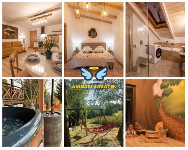 A la foto es mostra l'objecte Anielski Zakątek Solina - balia z jacuzzi i sauna w cenie pobytu situat a la ciutat de Solina.