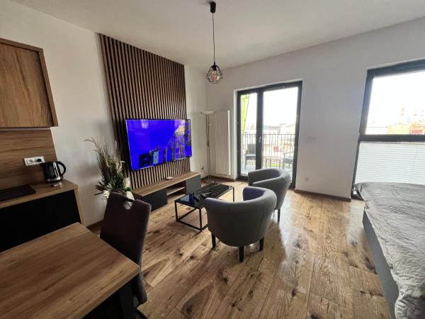 A la foto es mostra l'objecte Apartament Przy Muzeum situat a la ciutat de Katowice.