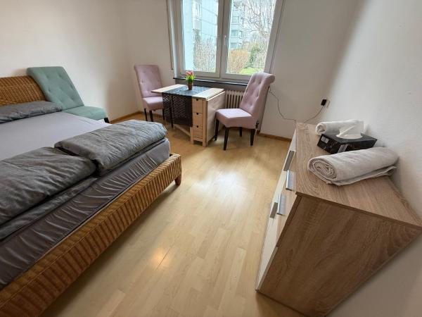 A la foto es mostra l'objecte Gesamte Unterkunft WLAN & Parkplatz - Kernen situat a la ciutat de Stetten.