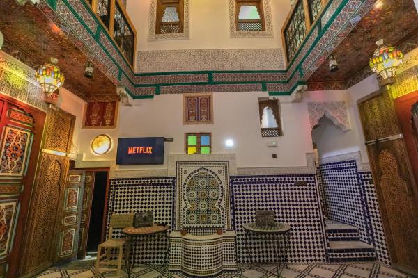 A la foto es mostra l'objecte Dar Amazigh situat a la ciutat de Fes.
