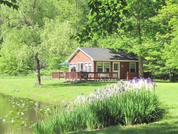 A la foto es mostra l'objecte The Pond Cottage at Rustic River situat a la ciutat de Jefferson.