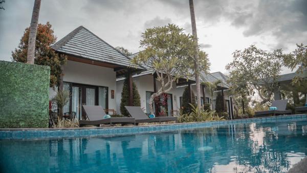 Na fotografii je vidět objekt Umahita Lodge Penida nacházející se ve městě Toyapakeh.