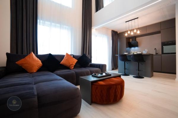 A la foto es mostra l'objecte One-Bedroom Duplex with Balcony near Pipera Metro situat a la ciutat de Bucarest.