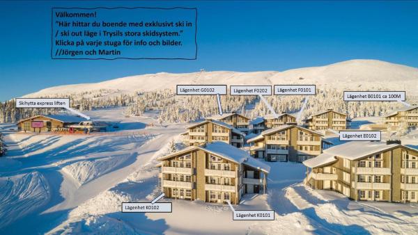 På billedet ses objektet Trysilmountainlodge beliggende i byen Hovi.