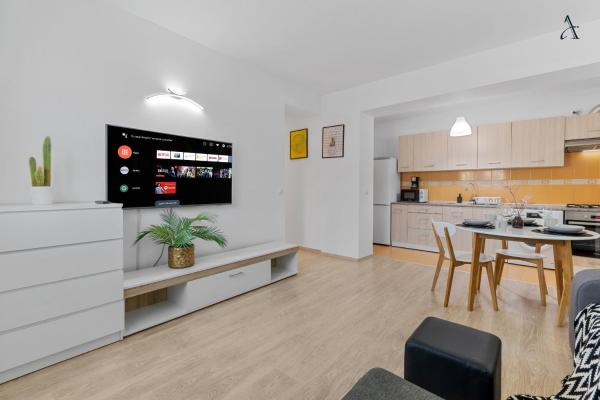 Na fotografii je vidět objekt Apartment in RIN Otopeni nacházející se ve městě Otopeni.