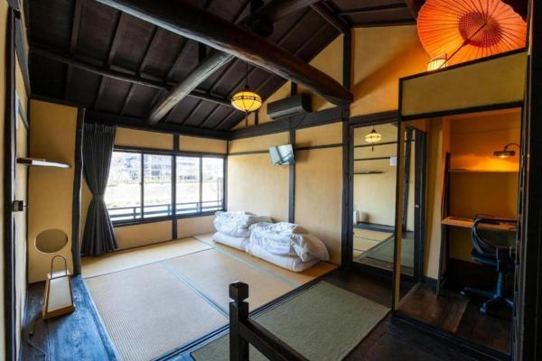 På billedet ses objektet Kyoto Machiya inn offering scenic Kamo River views beliggende i byen Kyōto.