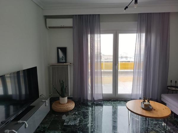 A la foto es mostra l'objecte Penthouse suite center situat a la ciutat de Kavala.