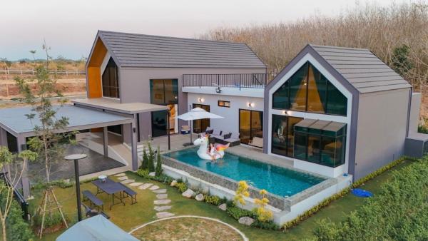 På billedet ses objektet WildWildWest Pool Villa Khaoyai beliggende i byen Pak Chong.