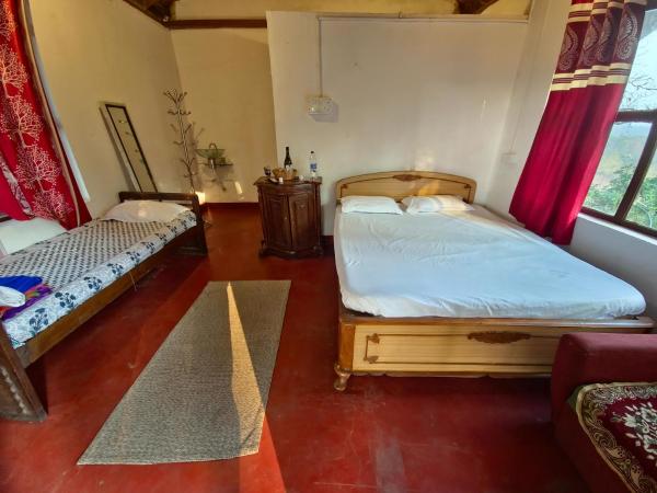 A la foto es mostra l'objecte Coorg tribal land homestay situat a la ciutat de Kushālnagar.