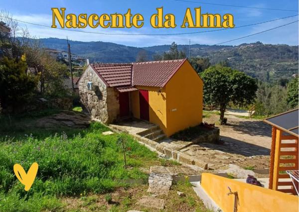 Na zdjęciu widoczny jest obiekt Nascente, place in nature next to a waterfall położony w mieście São Lourenço do Douro.