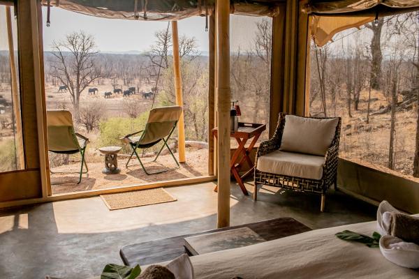På bildet vises objektet Camp Chitubu som ligger i byen Hwange.