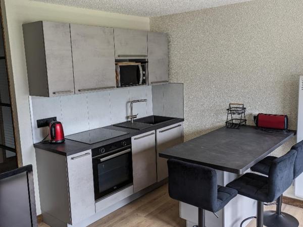 Na fotografii je vidět objekt Studio confortable à Châtel avec WiFi et parking couvert - FR-1-676-215 nacházející se ve městě Châtel.