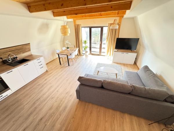 Na fotografii je vidět objekt Apartmán na Vysočině nacházející se ve městě Krouna.