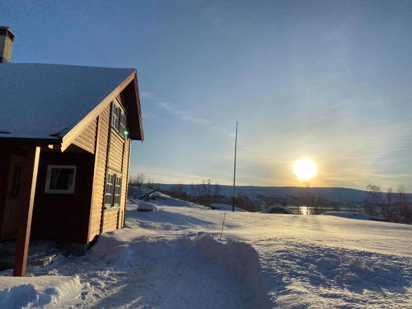 The photo shows the Cozy cabin with stunning views in Ustaoset located in the city of Ustaoset.
