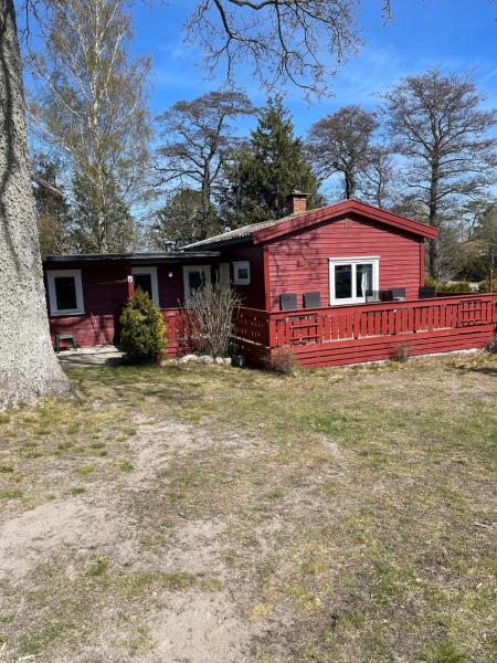 写真にはNevlunghamn市にあるBeach cabin Eiketunが写っています。