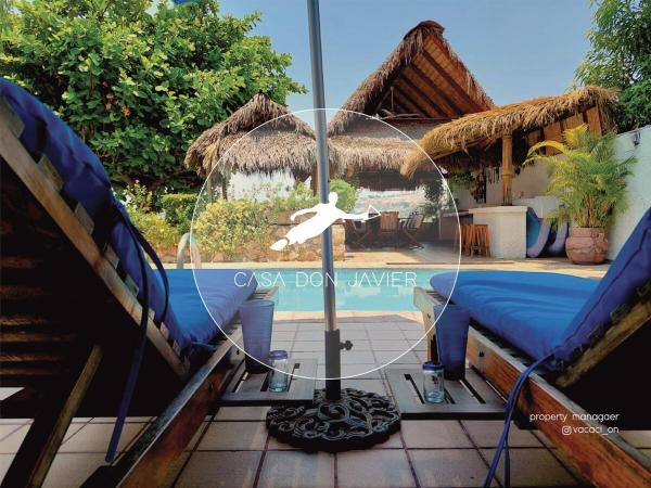 Na fotografii je vidět objekt Casa Don Javier, 14p, Pool, Lake, Cook nacházející se ve městě Tequesquitengo.