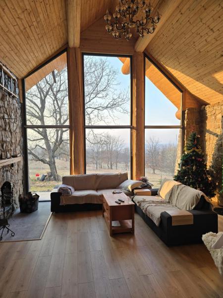 Na zdjęciu widoczny jest obiekt Cabana Ursului Tebea położony w mieście Lunca.