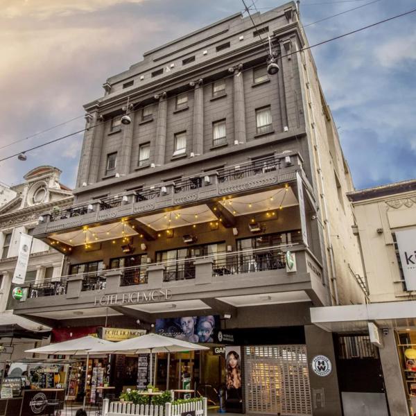 A la foto es mostra l'objecte The Richmond Hotel - Adelaide situat a la ciutat de Adelaide.