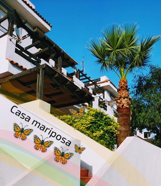 A la foto es mostra l'objecte La casa Mariposa, UNIQUEMENT 1chambre et 1sdb privées dans un appartement partagé chez l'habitant situat a la ciutat de Manilva.