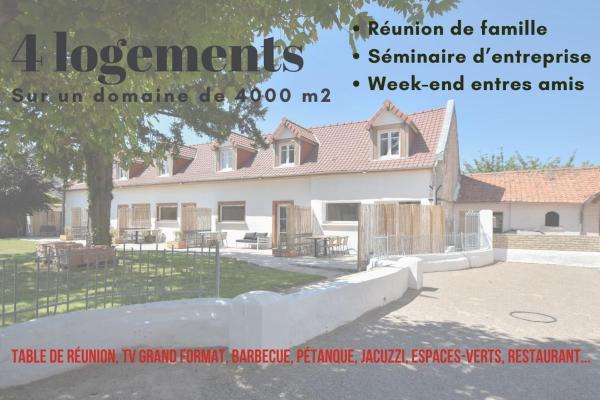 A la foto es mostra l'objecte Jusqu'à 24 pers - Jacuzzi - Terrasses - Barbecue - Réunion de famille ou Séminaire situat a la ciutat de Verton.