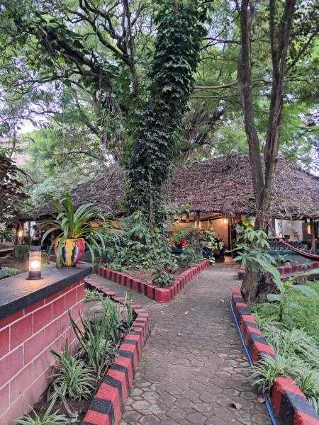 Na fotografii je vidět objekt Ibrahim Garden Hostel nacházející se ve městě Arusha.