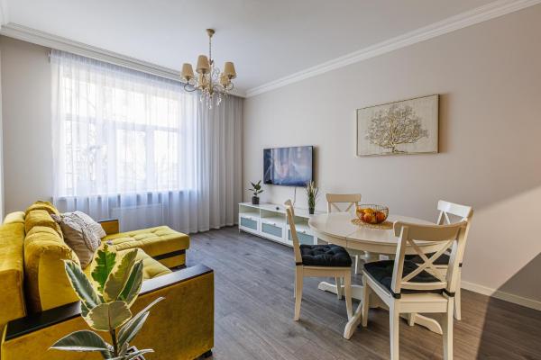 A la foto es mostra l'objecte Elegant Apartment situat a la ciutat de Riga.