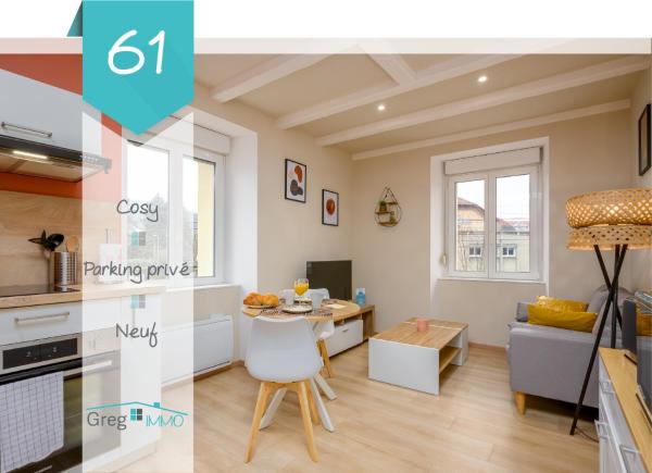 A la foto es mostra l'objecte Le 61-Appart'Hôtel-GregIMMO situat a la ciutat de Étupes.