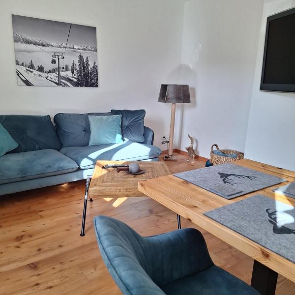 A la foto es mostra l'objecte Ferienwohnung Gamsblick situat a la ciutat de Ettal.