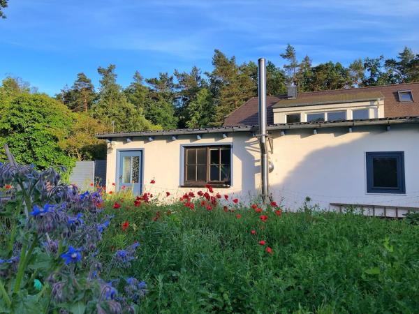 På billedet ses objektet Meridiamus 1 - Ferienhäuschen in Boddennähe beliggende i byen Langendamm.