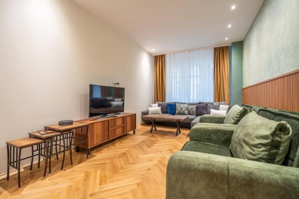 På billedet ses objektet Elegant & Stylish 2-Bedroom Apartment beliggende i byen Sofia.