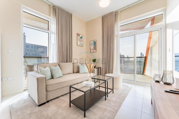 A la foto es mostra l'objecte Steps from Retail Stores and Sports Facilities 1BR, Binghatti Gateway, Al Jaddaf by Deluxe Holiday Homes situat a la ciutat de Dubai.